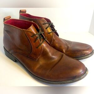 Steve Madden Bronxx Mens Brown Leather Mid Boots Size 10. Man Made.